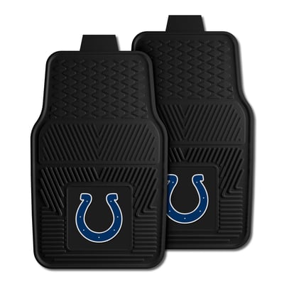 Indianapolis Colts Logo Brands Two-Piece Vinyl Car Mat Set