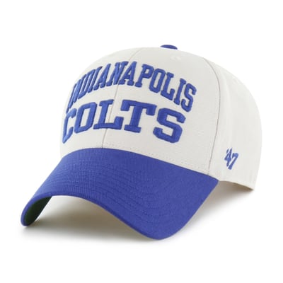 Indianapolis Colts '47 Broke Line MVP Adjustable Hat - Bone