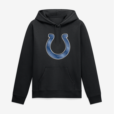Indianapolis Colts Big & Tall Forged Mascot Hoodie - Black
