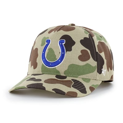 Indianapolis Colts Carhartt x '47 Hitch Adjustable Hat - Duck Camo