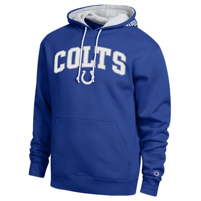  Indianapolis Colts Champion Contrast Hoodie - Royal/White