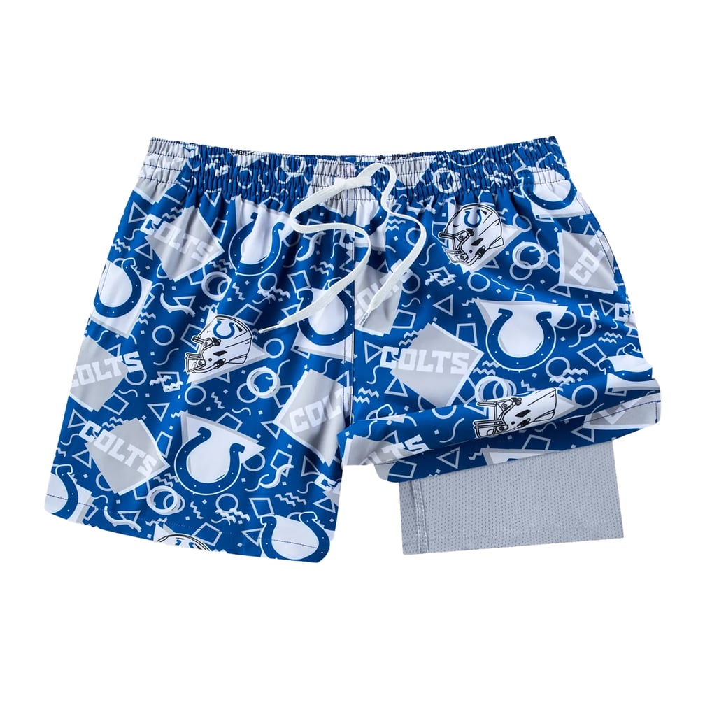 Indianapolis Colts Chubbies Game Day Fit Classic Lined Swim Trunks - Blue