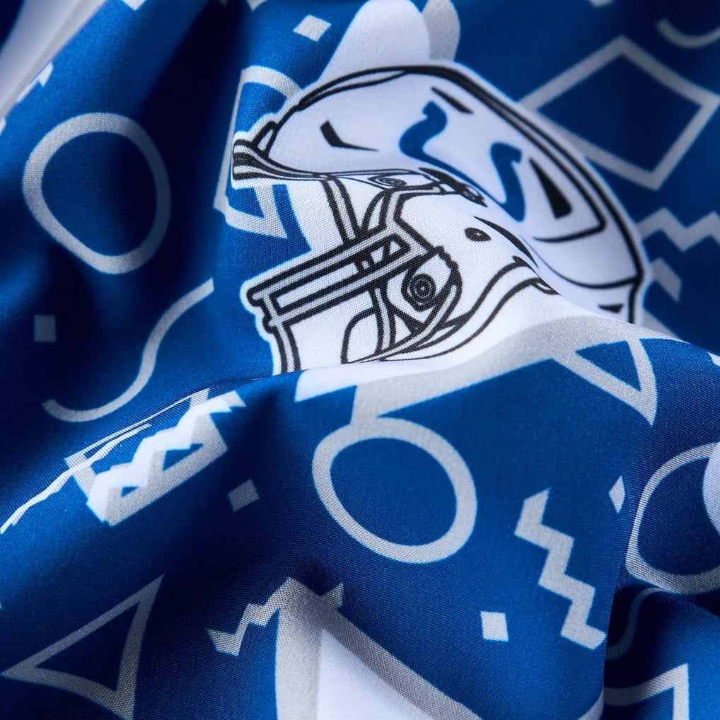 Indianapolis Colts Chubbies Game Day Fit Classic Lined Swim Trunks - Blue