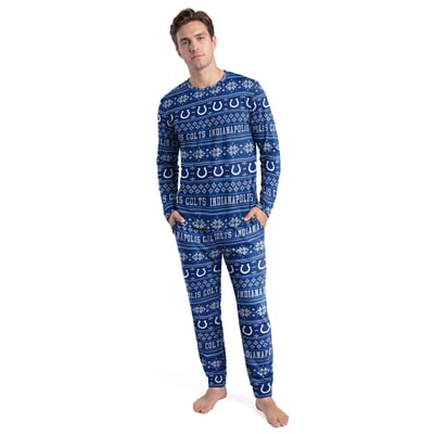Indianapolis Colts Concepts Sport Jubilee Long Sleeve T-Shirt & Pant Set - Royal