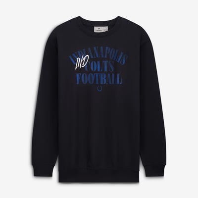 Indianapolis Colts Fanatics Big & Tall Relaxed Halftime Lead Sweatshirt - Black
