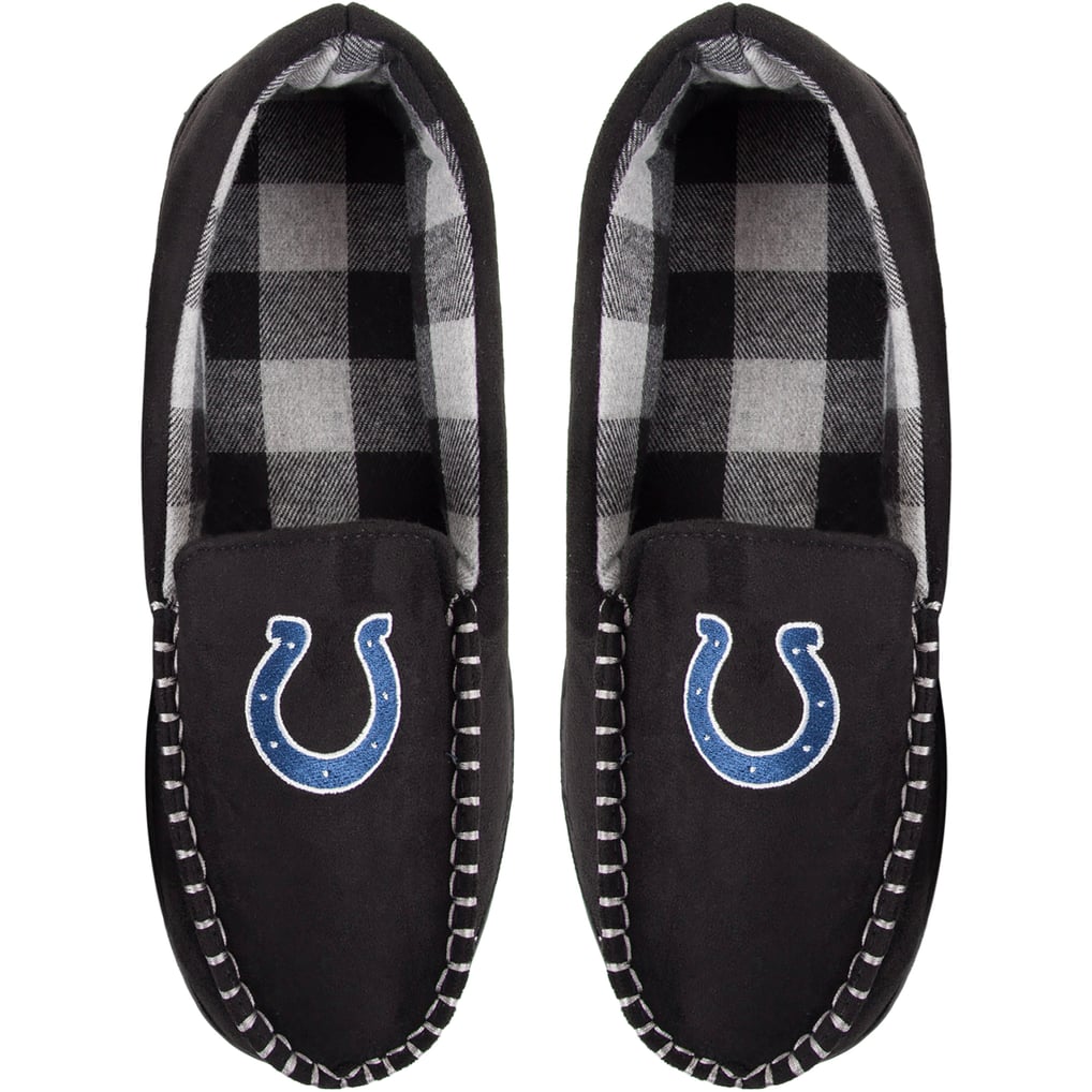 Men slippers Colts NFL limited Indianapolis Colts FOCO Colorblock Moccasin Slippers main image 2