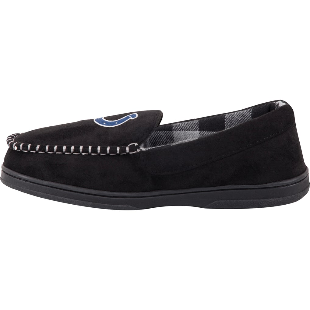 Indianapolis Colts FOCO Team Logo Flannel Moccasin Slippers display picture 1