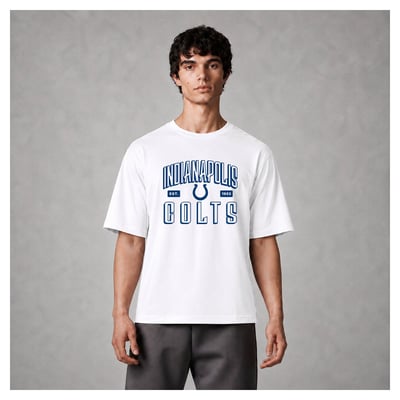 Indianapolis Colts Levelwear Luxe Moment Stronghold Knit T-Shirt - White