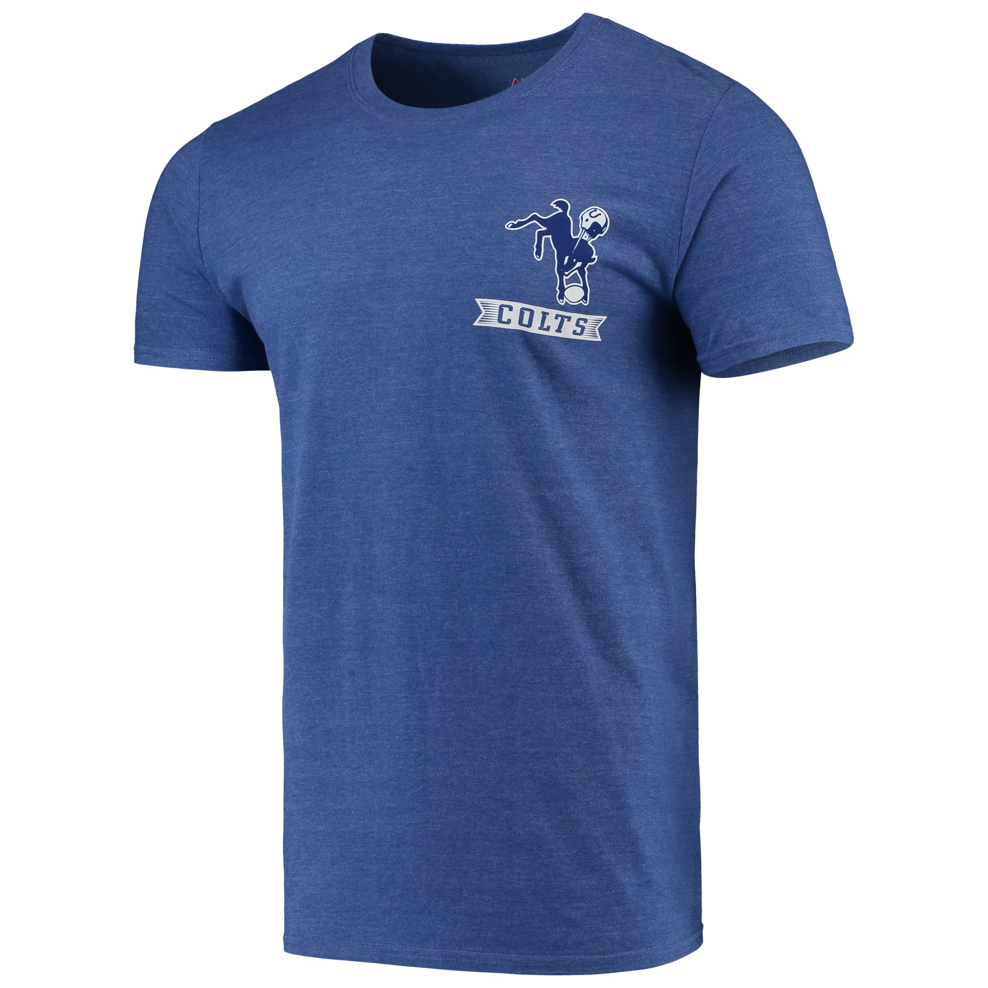 Men's Majestic Royal Indianapolis Colts Iconic Retro Diamond