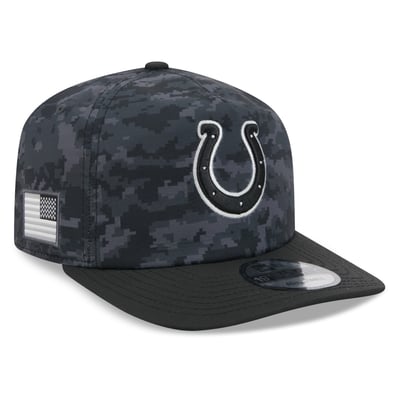 Indianapolis Colts New Era 2026 Salute To Service 19TWENTY Adjustable Hat - Black
