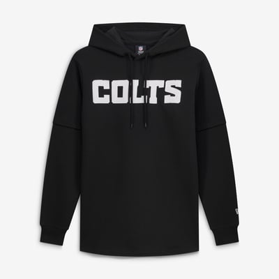 Indianapolis Colts New Era Functional Fandom Twofer Hoodie - Black
