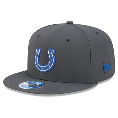 Indianapolis Colts New Era 2026 Sideline Cold Weather  9FIFTY Snapback Hat - Charcoal