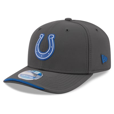 Indianapolis Colts New Era 2026 Sideline Cold Weather  9SEVENTY Adjustable Hat - Charcoal