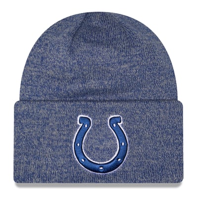Indianapolis Colts New Era Marled Cuffed Knit Hat - Royal