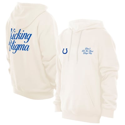 Indianapolis Colts New Era Kicking The Stigma Hoodie - White