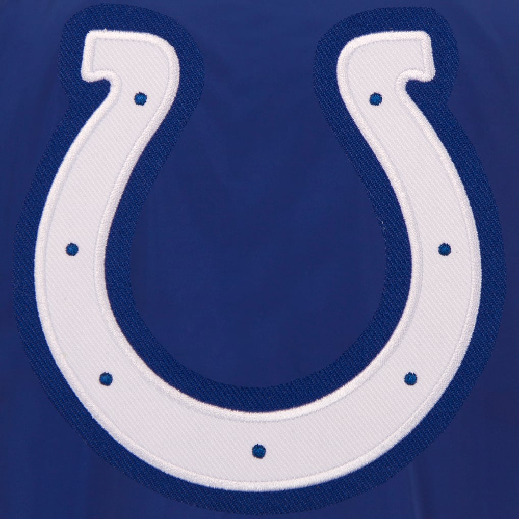 Indianapolis Colts NFL Pro Line by JH Design Full-Zip Bomber Lightweight Jacket - Royal