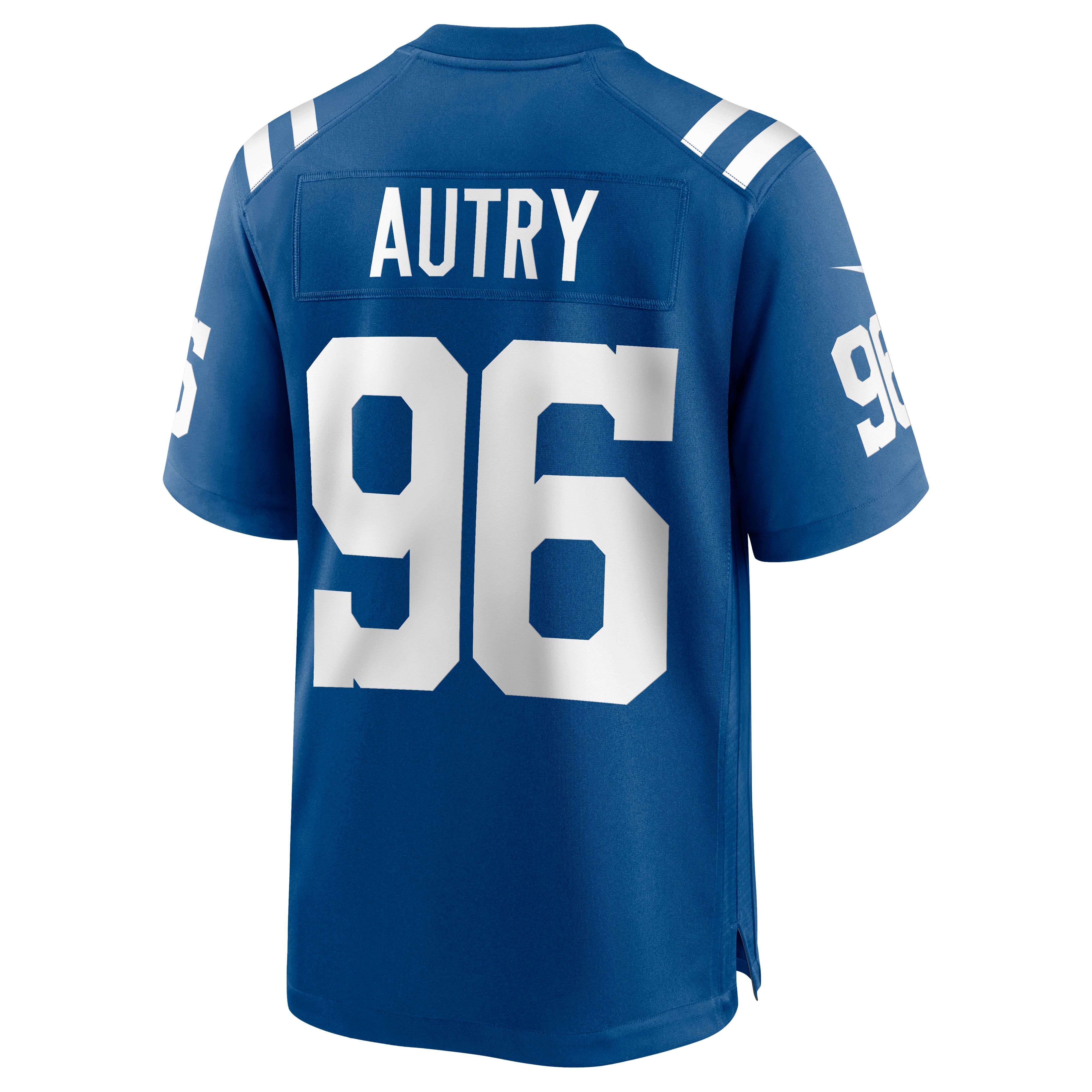 Men's Nike Denico Autry Royal Indianapolis Colts Game Jersey