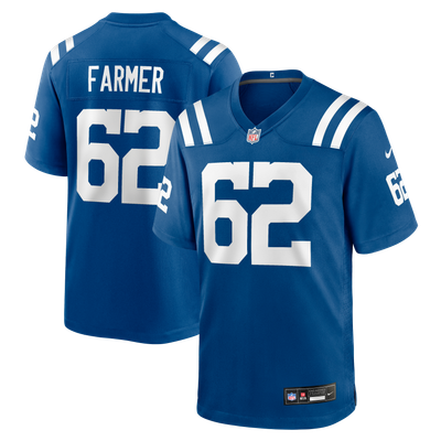 Jalen Farmer Indianapolis Colts Nike Team Game Jersey - Royal