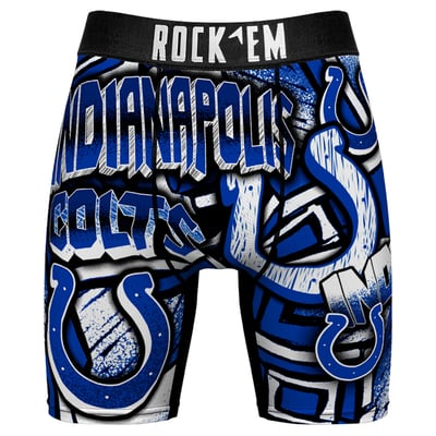  Indianapolis Colts Rock Em Sketched Out Boxer Briefs - Royal