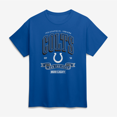Indianapolis Colts Bud Light T-Shirt - Royal