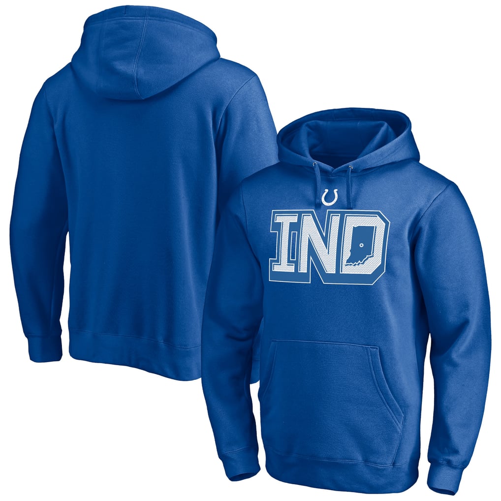 Indianapolis Colts Hometown Collection Sweep Pullover Hoodie - Royal