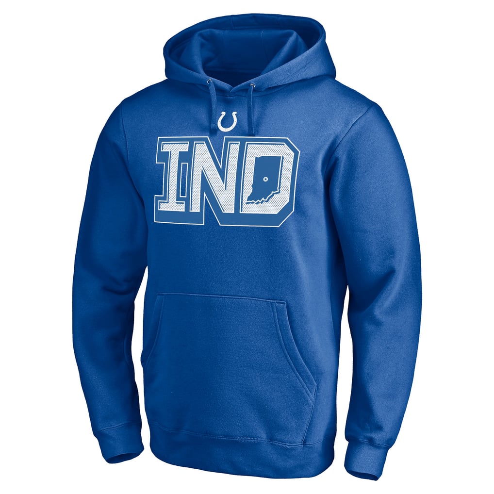 Indianapolis Colts Hometown Collection Sweep Pullover Hoodie - Royal