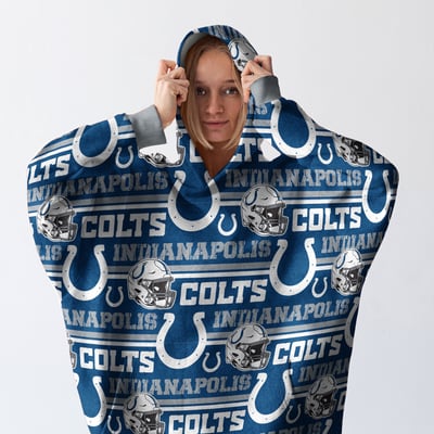 Indianapolis Colts Pegasus Wave Ultra Soft Fan Cape
