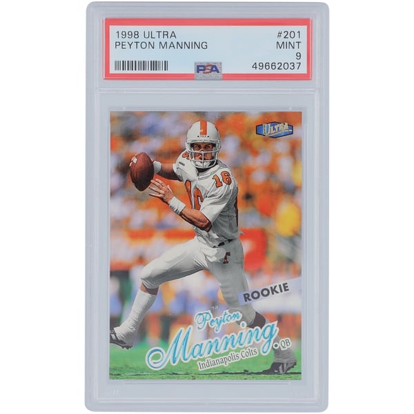 Peyton Manning Indianapolis Colts 1998 Fleer Ultra #201 PSA 