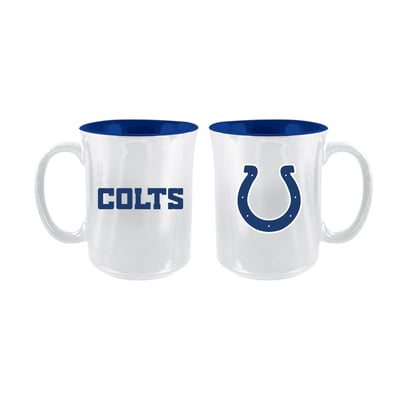 Indianapolis Colts The Memory Company 2-Pack 15oz. Iridescent Ceramic Mug Set