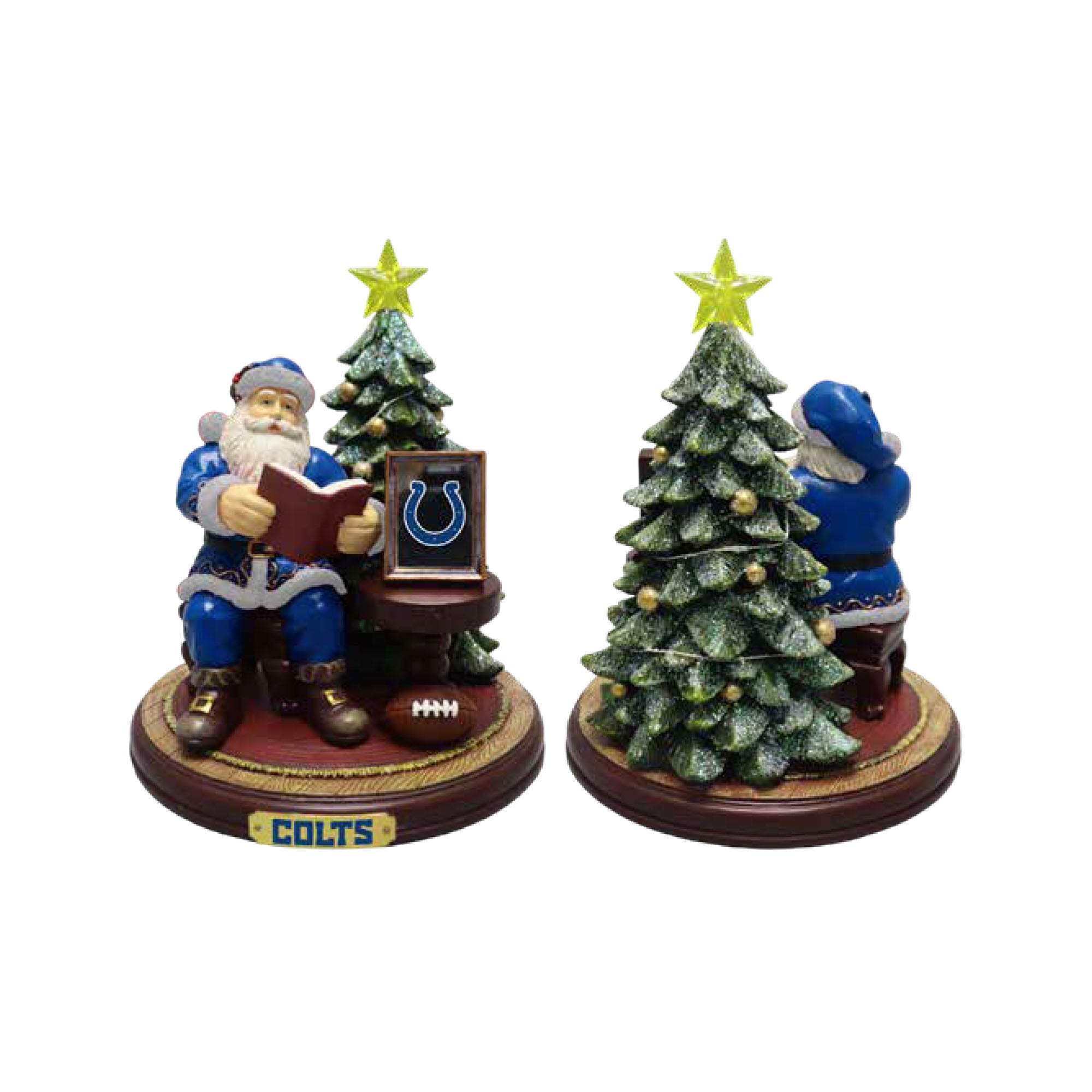 The Memory Company Indianapolis Colts Christmas Story Santa Figurine