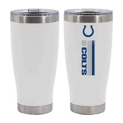Indianapolis Colts The Memory Company Let's Go 20oz. Stainless Steel Tumbler