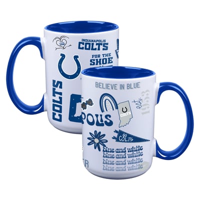 Indianapolis Colts The Memory Company Two-Piece 15oz. Loco Coffee Mug Set