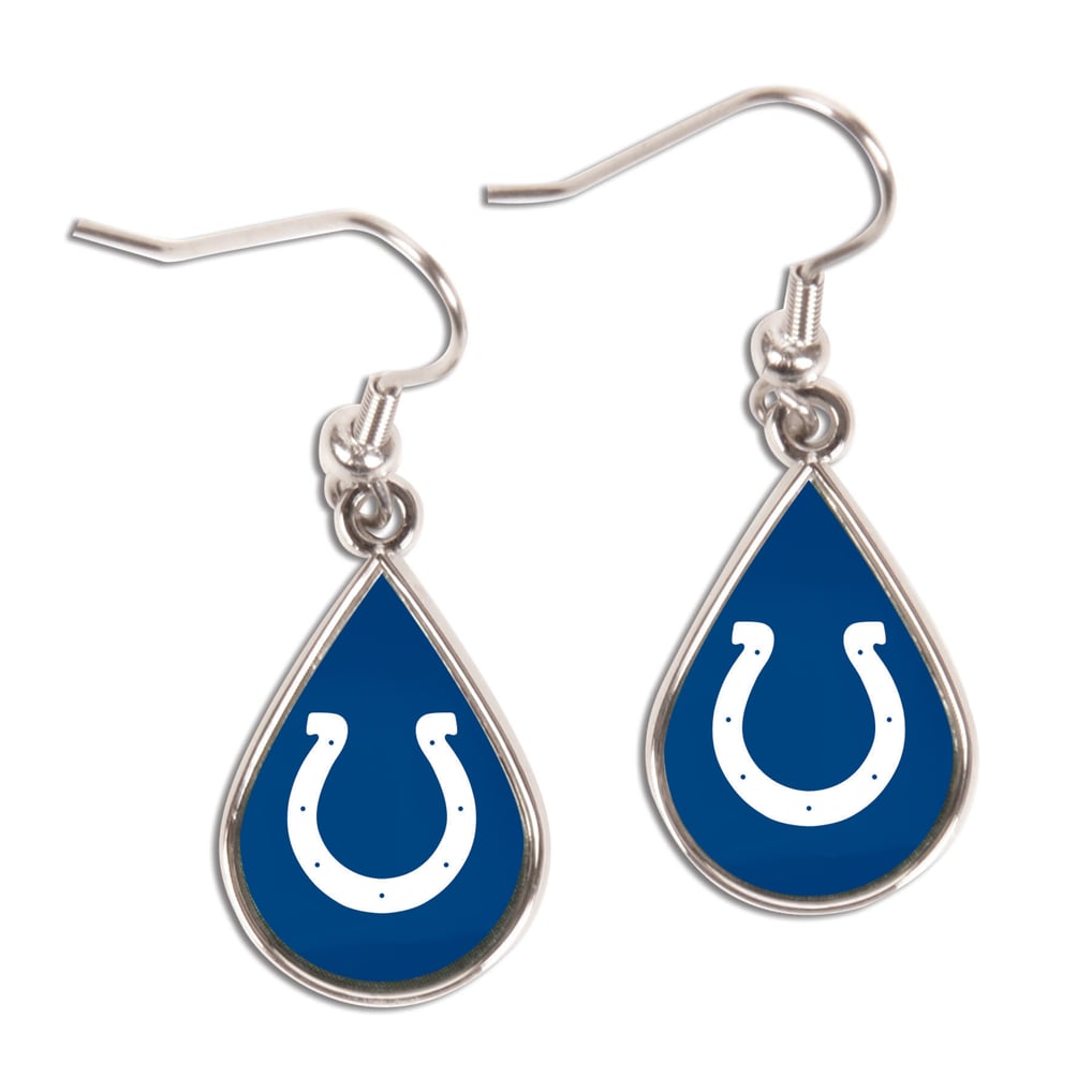 Indianapolis Colts WinCraft Tear Drop Dangle Earrings