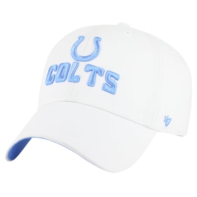  Indianapolis Colts '47 Women's Luminace Clean Up Adjustable Hat - White
