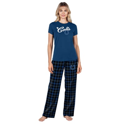  Indianapolis Colts Concepts Sport Women's Highland Sleep Set - Blue