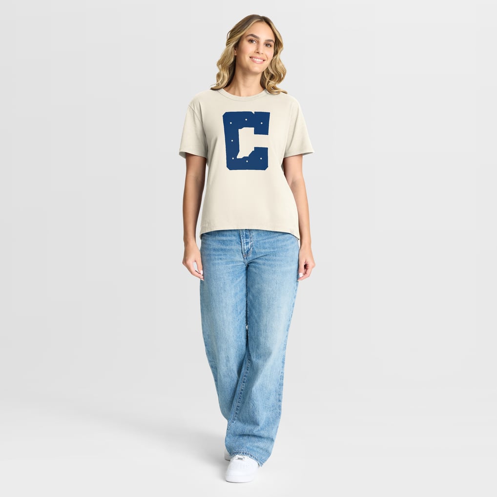 Women's Fanatics Cream Indianapolis Colts Dove Legacy T-Shirt