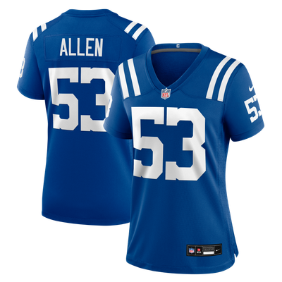 CJ Allen Indianapolis Colts Nike Women's Team Game Jersey - Royal