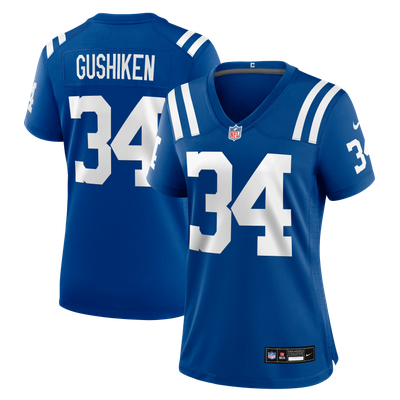 Kapena Gushiken Indianapolis Colts Nike Women's Team Game Jersey - Royal