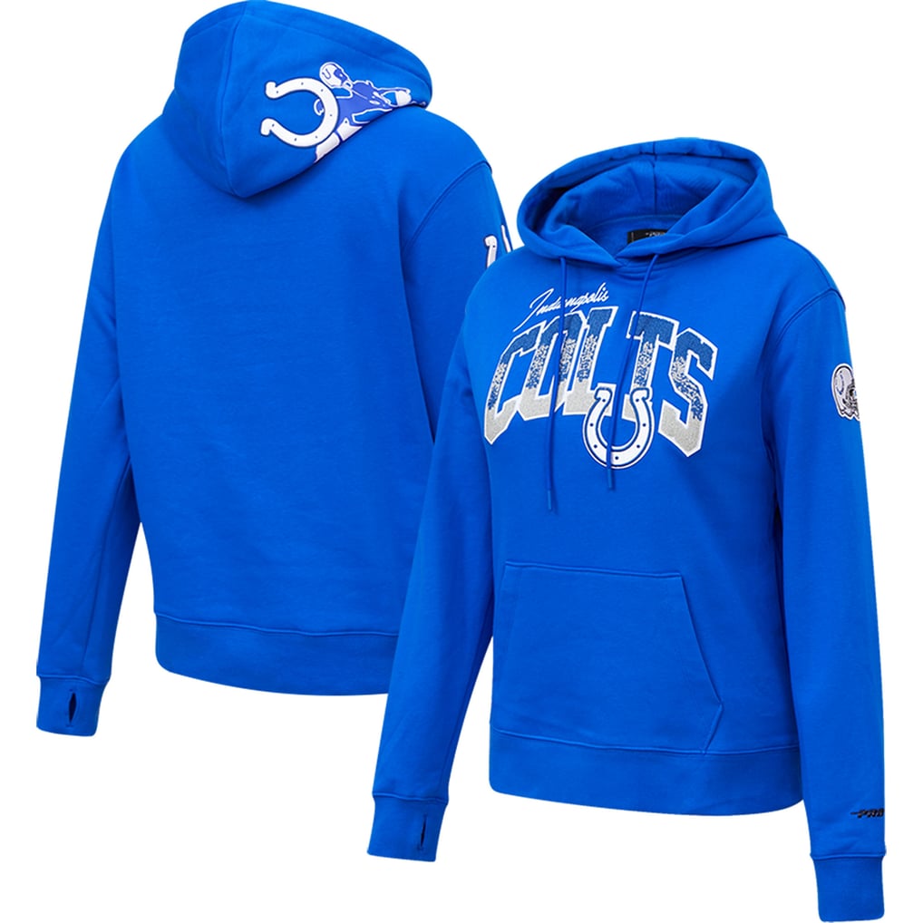 Indianapolis Colts Pro Standard Women's Local Patch Pullover Hoodie - Royal