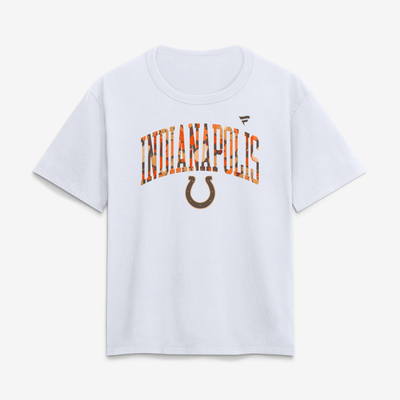 Indianapolis Colts Women's Fall Wordmark T-Shirt - White