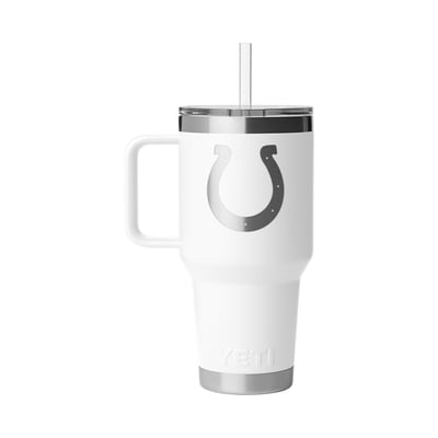 Indianapolis Colts YETI 35oz. Rambler 2.0 Straw Mug