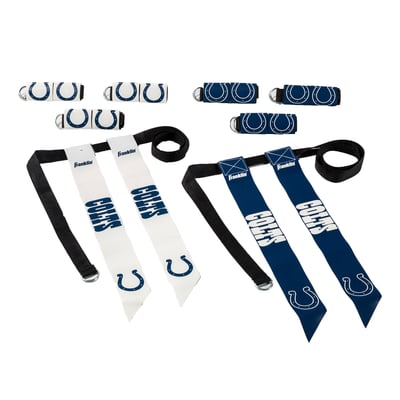 Indianapolis Colts Franklin Sports Youth NFL Flag Football Set