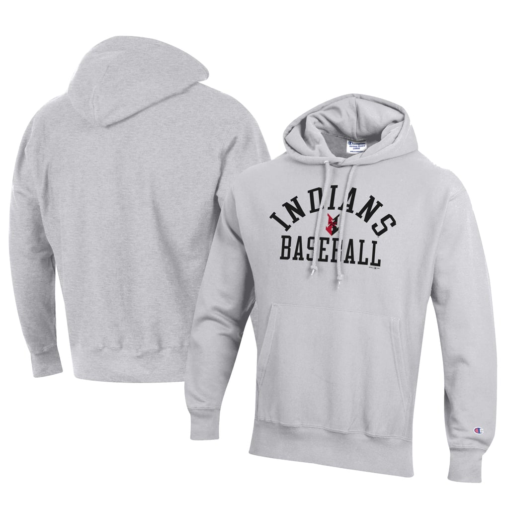 Indianapolis Indians Champion Baseball Reverse Weave Pullover Hoodie - Gray