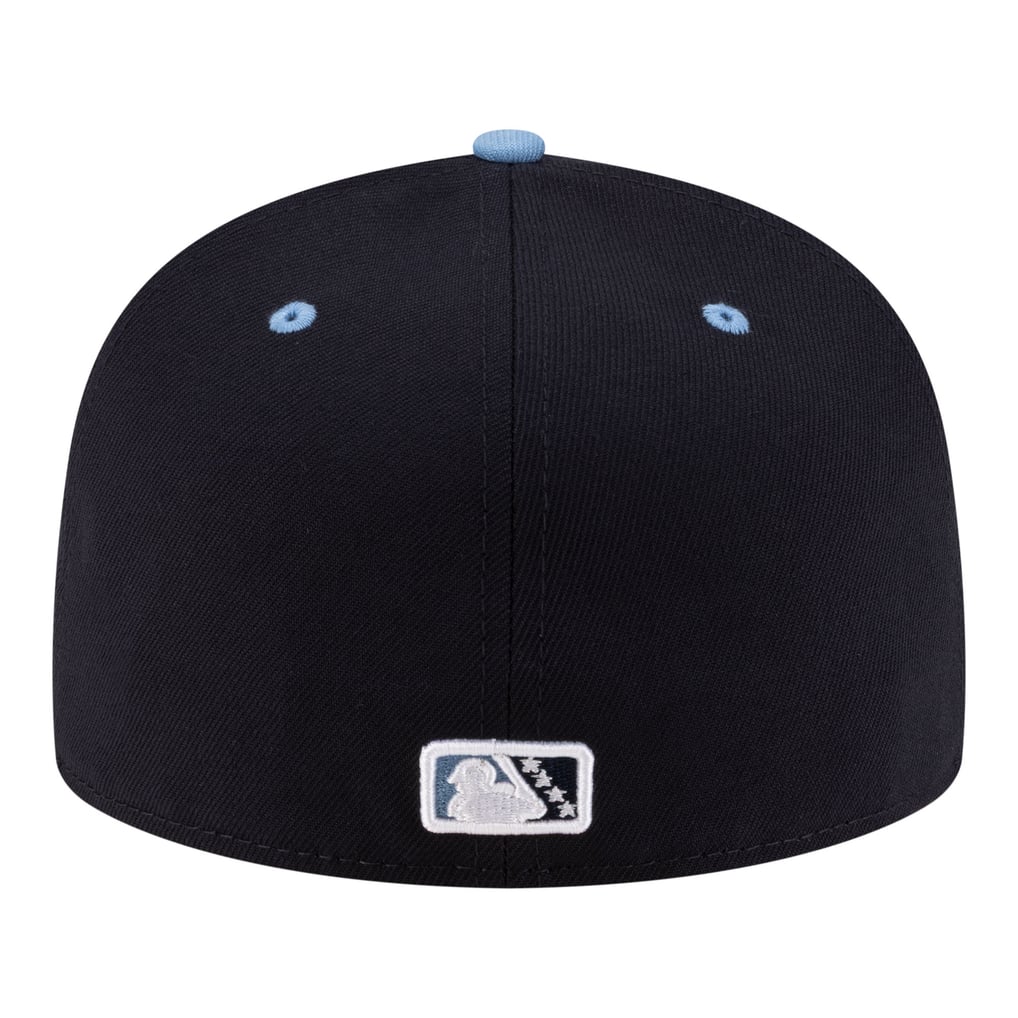  Indianapolis Indians New Era Authentic Collection 59FIFTY Fitted Hat - Navy/Light Blue