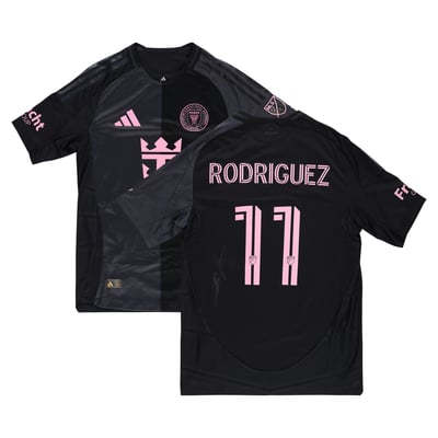 Baltasar Rodríguez Inter Miami CF Autographed Fanatics Authentic Match-Used #11 Black Jersey from the 2025 MLS Season - Size M