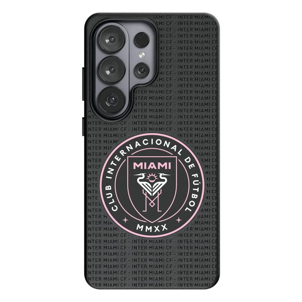  Inter Miami CF Keyscaper Text Backdrop Magnetic Bump Case - Black