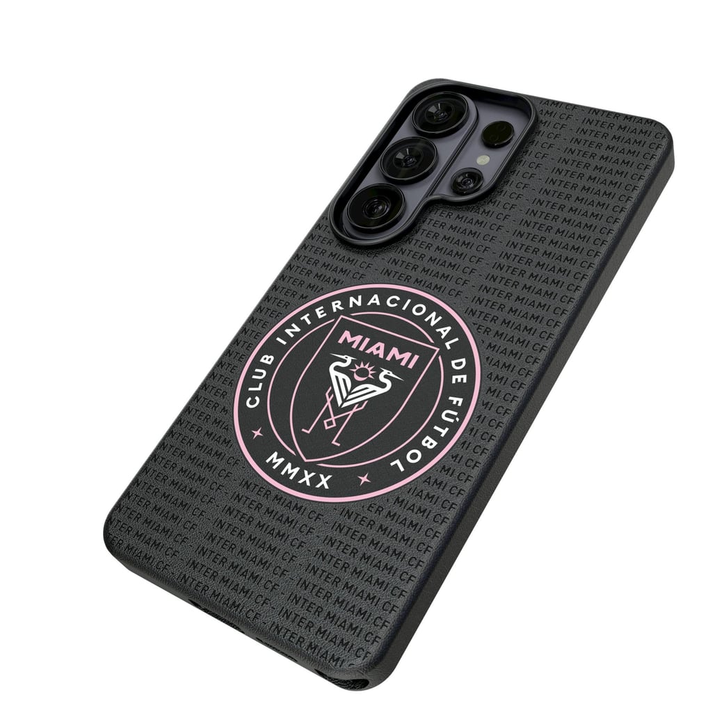  Inter Miami CF Keyscaper Text Backdrop Magnetic Bump Case - Black