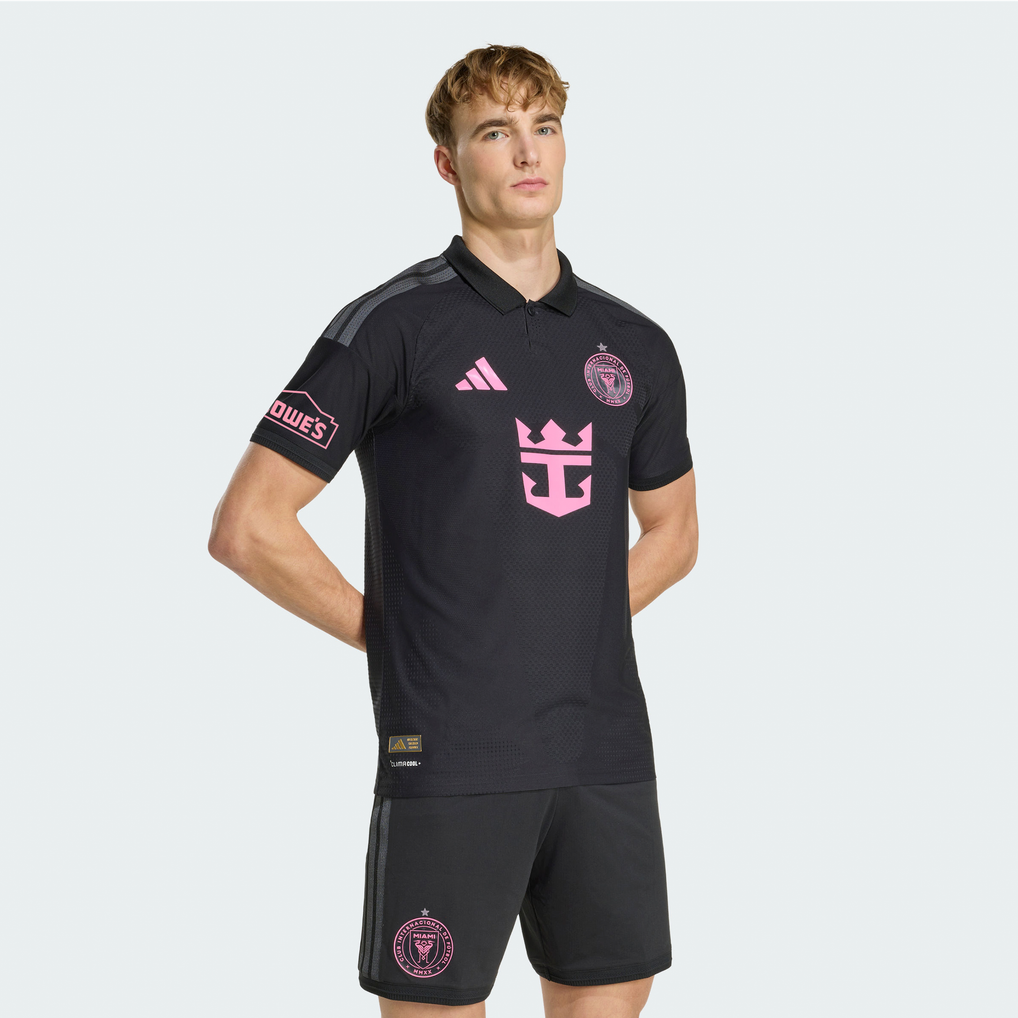 Inter Miami CF adidas 2026 Presagio On-Field Authentic Patch Jersey - Black