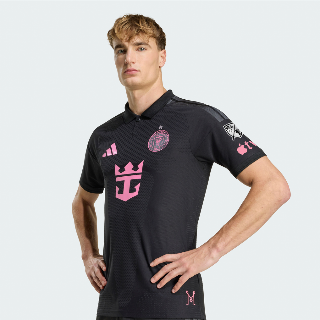 Inter Miami CF adidas 2026 Presagio On-Field Authentic Patch Jersey - Black