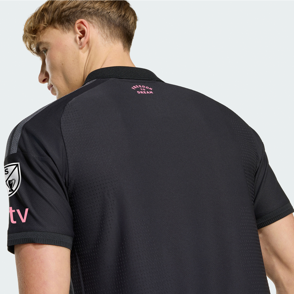 Inter Miami CF adidas 2026 Presagio On-Field Authentic Patch Jersey - Black